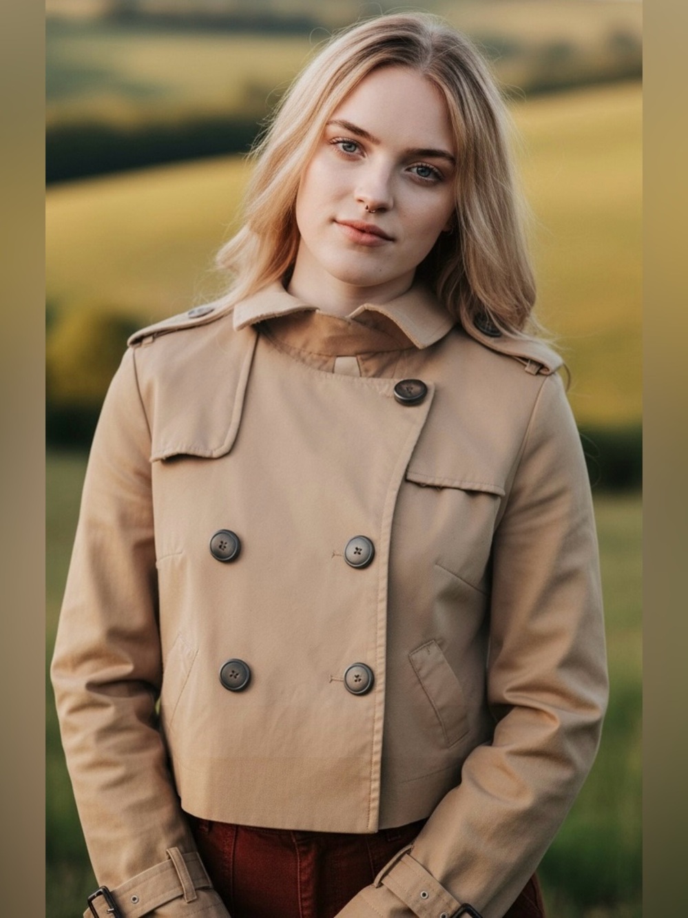 Divided by H&M Brown Jacket Size 6 EUC